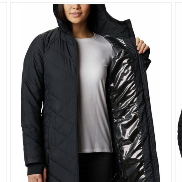 Black Columbia Puffer Jacket - Picture 1 of 4